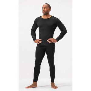 Dernier design élégant, sous-vêtements longs pour homme, thermiques, taille personnalisée, sous-vêtements longs pour homme de haute qualité en couleur noire, thermiques - Product Image 2