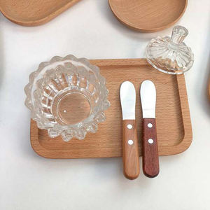 Plateau de service en bois de qualité supérieure Design unique plateau de service de nourriture de taille personnalisée pour les accessoires d'hôtel à la maison de vente chaude - Product Image 6