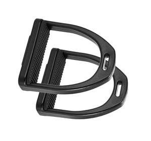 Estribos de aluminio ajustables para montar a caballo, agarre de seguridad, diseño antideslizante, cómodo para jinetes, novedad - Product Image 3