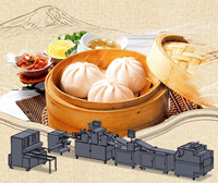 Ligne de production de pain farci à la vapeur à haute efficacité nouvelle Offre Spéciale Baozi Momo Maker Machine mélangeur farine légume