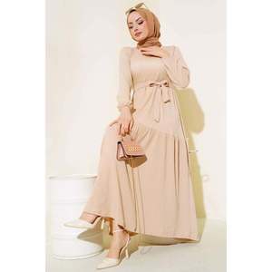 Robe superposée décontractée beige - Product Image 4