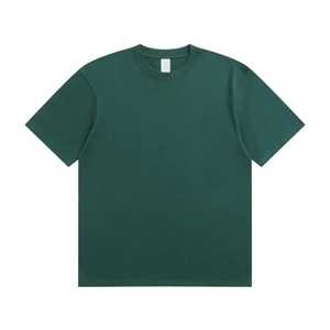 00 GSM Taille américaine 100% Coton Logo personnalisé T-shirts pour hommes T-shirt surdimensionné en coton épais 300gsm Vêtements de sport surdimensionnés pour hommes - Product Image 4