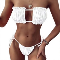 Ensemble de maillot de bain 2 pièces pour femmes, excellence textile turque, élégant, respirant, séchage rapide, polyamide, imprimé numérique, fabriqué en Turquie