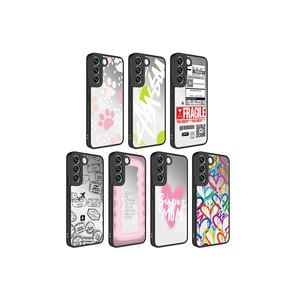 Coque en silicone à motif miroir de luxe Netzy pour Samsung Galaxy S21 FE, protection de téléphone antichoc avec protection de l'appareil photo - Product Image 2