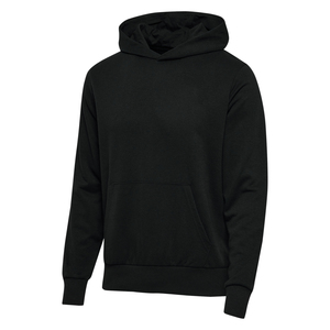 Sweat à capuche d'hiver en molleton de coton mélangé de haute qualité, basique décontracté, motif uni, respirant avec impression numérique - Product Image 1