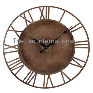 Reloj de Pared de Alta Calidad, Simple, Elegante y Silencioso, con Accesorios Colgantes, Números Dorados, Forma Redonda de Acero Inoxidable - Product Image 4