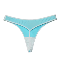 Braguitas de encaje sin costuras de talle alto para mujer, transpirables, con tiras cruzadas y diseño hueco, lencería sexy