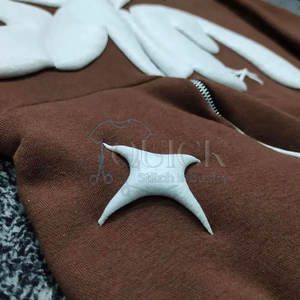 Regular Fit Hiver Casual Wear Puff Printing Hoodies Polyester/Coton pour Hommes - Product Image 3