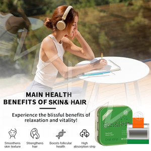 แผ่นฟิล์มละลายเส้นผมเสริมความแข็งแรงให้เส้นผมแผ่นฟิล์มคอลลาเจน - Product Image 4