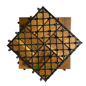 กระเบื้อง PVC สำหรับดาดฟ้าซึ่งเชื่อมต่อกันด้วยไม้เนื้อแข็งพื้นกลางแจ้งสำหรับชานบ้านระเบียงกันน้ำและคลิกได้ง่าย - Product Image 5