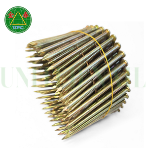 2-1/2 "x 0.131 4500 piezas Clavos de bobina de acero con vástago liso y cabeza a cuadros Precios competitivos para fabricantes de palés - Product Image 2