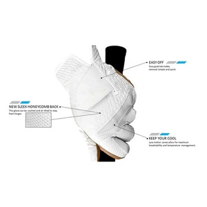 Gants de golf en cuir cabretta de couleur personnalisée Offre Spéciale classique pas cher sur mesure - Product Image 2