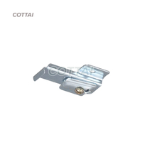 Componentes de Riel de Cortina de Aluminio Blanco