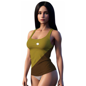 Débardeur pour femme fabriqué au Pakistan, en tissu tricoté respirant et écologique, vêtements de fitness pour femme - Product Image 1