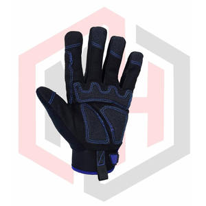 Anti corte trabajo pesado trabajo TPR Anti-impacto antideslizante mecánico Anti-vibración guantes de perforación de pozos - Product Image 1