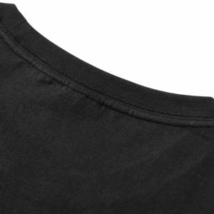 Camiseta de diseño sólido para hombre Camiseta de manga corta con cuello redondo hecha a medida de alta calidad para hombre con logotipo frontal - Product Image 4