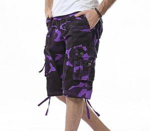 Pantalones cortos Cargo de lona sólida Vintage para hombre, pantalones cortos de secado rápido informales ecológicos tácticos utilitarios de verano personalizados al por mayor - Product Image 5