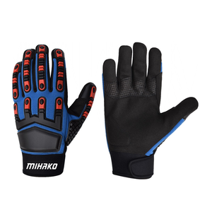 Alta seguridad Lucha contra incendios Puño largo Cuero Construcción Seguridad Guantes de soldadura Resistente al calor Guante de bombero - Product Image 2