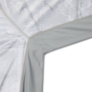 Camo Design Sublimation Impression Pêche Chemises À Capuche 100% Polyester Spandex À Manches Longues Sportswear Vêtements De Pêche - Product Image 3