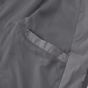 Veste de pluie imperméable de haute qualité pour hommes Coupe-vent Veste d'extérieur à capuche respirante Logo personnalisé Vente en gros d'usine OEM - Product Image 5