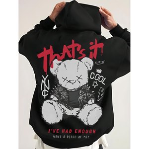 Jersey de ocio de Otoño/Invierno para hombre, prendas de punto y sudaderas estándar de un color fabricadas en China - Product Image 1