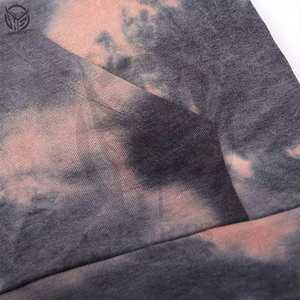 Hot Selling Tie Dye Hoodies personnalisés pour hommes vêtements de rue coupe ample hiver chaud vêtements unisexes. - Product Image 6