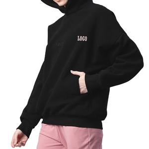 เสื้อฮู้ดแขนยาวแบบสวมหัวสำหรับผู้หญิงเสื้อฮู้ดแขนยาวสั่งตัด - Product Image 2