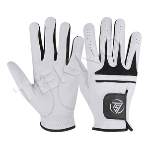 Guantes de golf transpirables de mano derecha para hombres y mujeres personalizados Equipo de golf profesional Hecho de cuero Cabretta para deportes - Product Image 2
