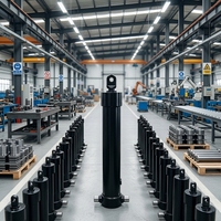 Banc d'essai de vérin hydraulique RY pour vérin à simple effet, tige de 35 mm, chromé dur, pression de 16 MPa, acier inoxydable