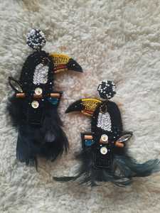 Pendientes de estilo sandía con temática de fruta de moda chapados en rodio hechos a medida para regalo de boda para diseñadores de joyería de moda - Product Image 3