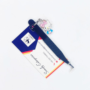 Meilleure vente en gros professionnel 90 degrés Hello Kitty charme antistatique pince à cils cils en acier inoxydable de haute qualité - Product Image 5