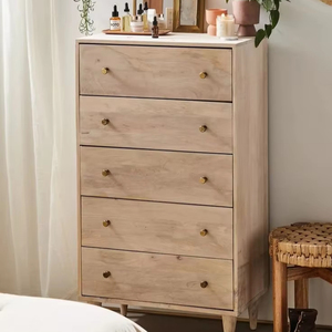 Élégantes commodes de rangement à tiroirs en bois fabriquées à la main dans une finition de qualité supérieure adaptées aux maisons traditionnelles luxueuses - Product Image 1