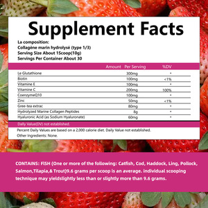Penjualan Panas Grosir Bubuk Kolagen Pencerah OEM ODM Label Pribadi Kustom Produsen Suplemen Herbal - Product Image 2