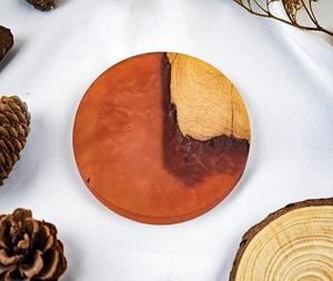 Posavasos de madera de acacia de gran venta 2025, posavasos personalizados cuadrados redondos hexagonales blancos, posavasos de mármol y madera - Product Image 2