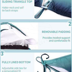 ชุดว่ายน้ำบิกินี่เด็กผู้หญิงแบบสั่งทำดีไซน์สองชิ้นสุดเซ็กซี่ชุดชายหาดผลิตในปากีสถานทุกขนาด/สี2025 - Product Image 4