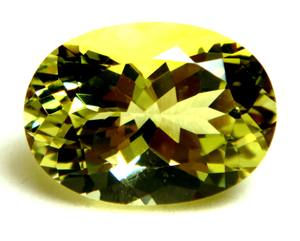 หินเลมอนควอตซ์ธรรมชาติทรงรีเจียระไนแบบหลวมที่ผ่านการรับรองสำหรับการทำเครื่องประดับ - Product Image 3