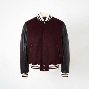 Stylish Letterman <b>Jacket</b> Modern Fit Casual Baseball Inspired Outerwear for Everyday Comfort - Product Image 1