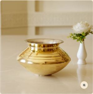 Laiton Handi Punjabi et Rajasthani Design Tin Coated Design est extrêmement durable et dispose d'une excellente finition - Product Image 1