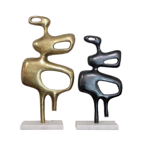 Escultura de estilo americano de la mejor calidad de aluminio, fabricación de Base de mármol, esculturas de mesa de diseño más populares para Decoración - Product Image 2