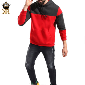 OEM Luxury Men's Pullover Hoodie Custom Casual Print High Quality 100% Cotton Fleece Pocket Design - Product Image 4