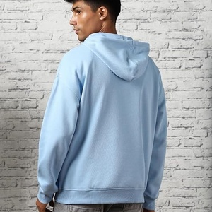 Sudadera con Capucha Térmica de Algodón 100% para Hombre, Estilo Holgado, Hombros Caídos, con Logotipo Personalizado, Resistente al Viento - Product Image 1