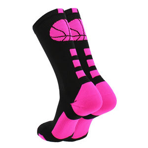 Chaussettes de sport pour hommes, de course à pied, de basketball, de haute qualité, longueur mi-mollet, design absorbant la transpiration, logo personnalisé, chaussettes de sport pour hommes - Product Image 4