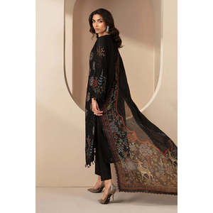 Maria.B. Choli y Lehenga de Algodón Bordado de Lujo, Vestido Pakistaní Indio, Colección Eid 2026-D-2605-B-TC-1635 - Product Image 4