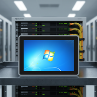 Panel PC Industrial Todo en Uno de 19 Pulgadas 1U para Montaje en Rack, Intel I5 I7, RS232, VGA, HDMI, Puerto COM, Sin Ventilador, Amplio Voltaje