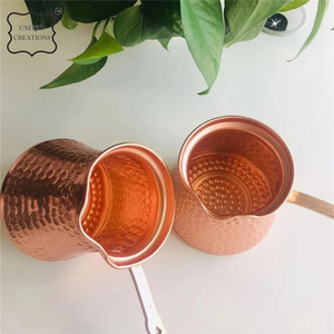 หม้อกาแฟเตอร์ตุรกีตกแต่งโต๊ะทำจากโลหะสำหรับร้านกาแฟโรงแรมและมุม - Product Image 5