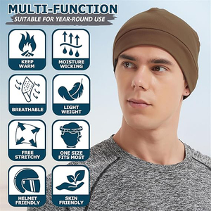 Bonnet en tricot Toques d'hiver personnalisées chaudes de haute qualité Bonnets en tricot avec logo personnalisé Hiver réversible personnalisé - Product Image 5