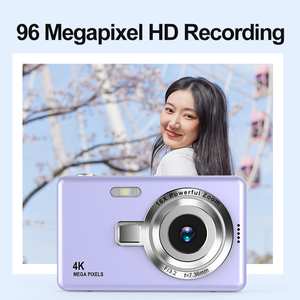 Mini appareil photo pour enfants, carte SD, 96MP, zoom numérique 16X, vidéo 1080p, <span class=keywords><strong>Amara</strong></span> Fotografica, photographie compacte et amusante - Product Image 4