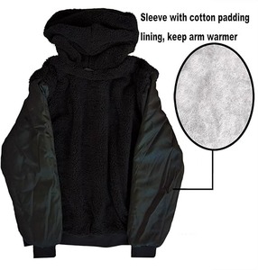 Sweat à capuche zippé pour hommes personnalisable en coton mélangé | Sweat-shirt zippé de haute qualité pour vêtements de sport et tenues décontractées - Product Image 2