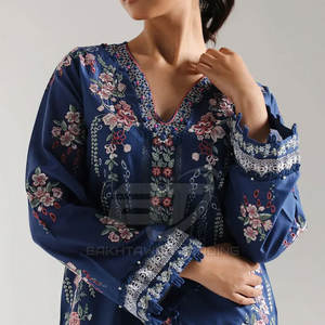 Chemise et pantalon pour femmes 2026 Ensemble pakistanais Shalwar Kameez 2 pièces en taille adulte Personnalisé à vendre - Product Image 4