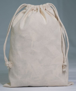 Bolsa con cordón de algodón 100% ecológica, elegante bolsa de almacenamiento suave para polvo, logotipo personalizado, reutilizable, de moda, uso diario, lavable - Product Image 2